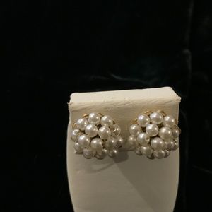 Vintage Pearl Cluster Earring